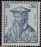 Belgium - 1942 - Personajes - 1,75F+50C - Azul - Personajes - Scott B324 - Retrato Personajes Gerardus Mercator (1512-1594) - 0